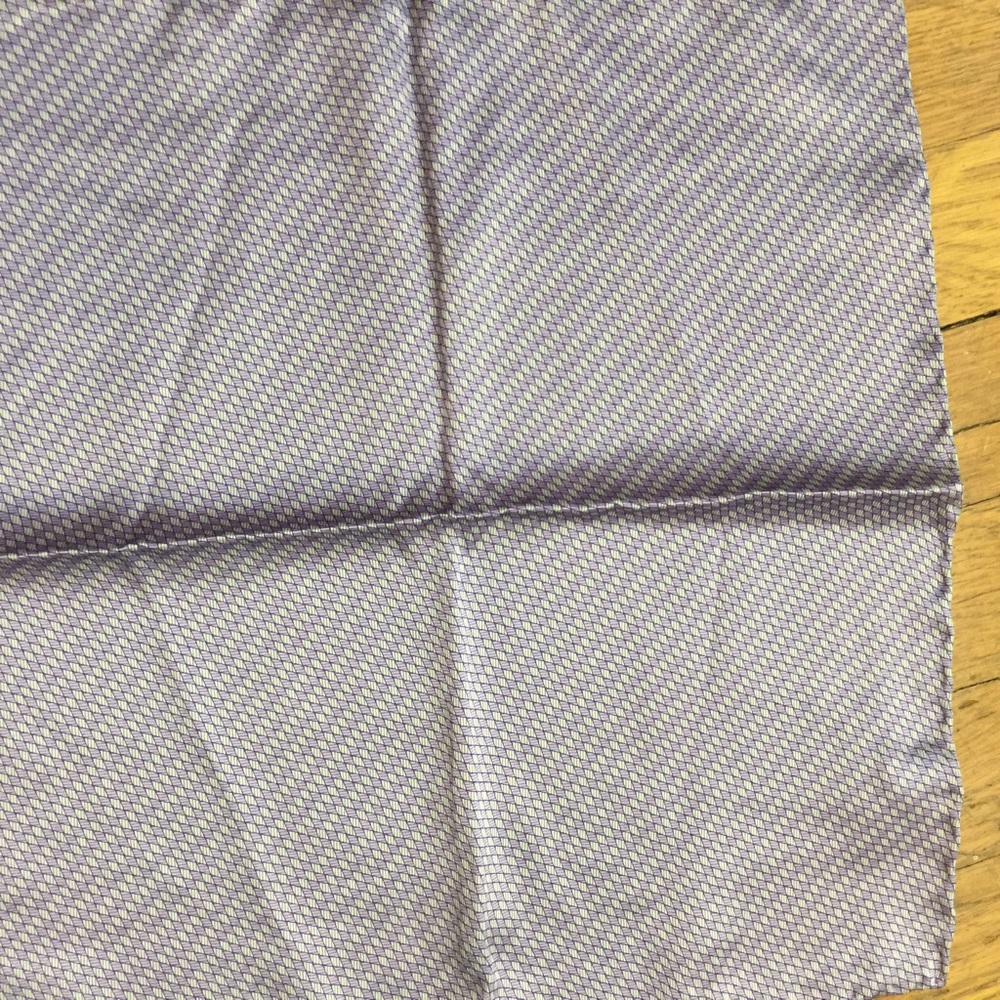 Purple Patterned Pocket Square - image 6